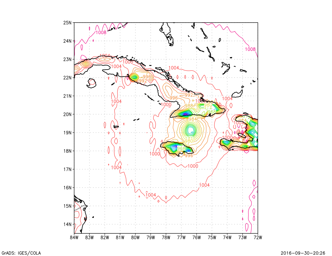 0.25° surface pressure